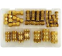 CONNECT 31880 - Scatola di giunzioni assortite in Ottone, 25 Pezzi