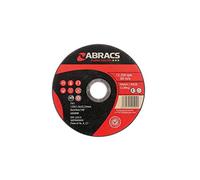 Connect 32054 Abracs Extra Thin Flat Cutting Discs 125mm x 1.0mm 10pc