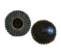 Connect 32112 Abracs Quick Lock Flap Discs 50mm x P40 5pc