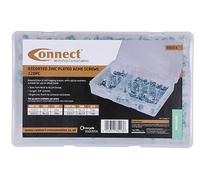 Connect 33213 Assorted Zinc Plated Acme Screws 120pc