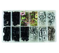 Connect 35995 Assorted Metal Trim Nuts & U Nuts 245pc