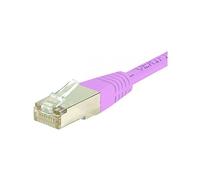 CONNECT 5 m Rame RJ45 Cat.6 S/FTP Cavo Patch, Colore: Rosa