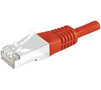 Connect 858302 cavo di rete Rosso 1 m Cat6a S/FTP (S-STP) - Nouvo