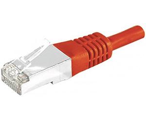 Connect 858302 cavo di rete Rosso 1 m Cat6a S/FTP (S-STP) - Nouvo
