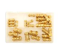 Connect Assortiti Metrico Ottone Tubo Raccordi 25pc 31879