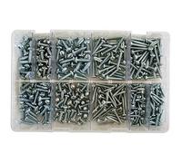 Connect Assortito Autofilettante Pan Pozi Viti 8-12 Scatola 330pc 35001