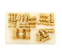 Connect Assortito Cuscinetto Ottone Tubo Attacchi 25pc 31880