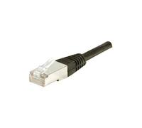 CONNECT - Cavo patch RJ45 Cat.6 F/UTP, in rame/alluminio, lunghezza 0,50 m, colore: Nero