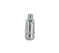 Connect Flusso Rapido Singolo Azione Tubo Aria Giunto, Uomo 0.6cm Bsp 3pc 30953