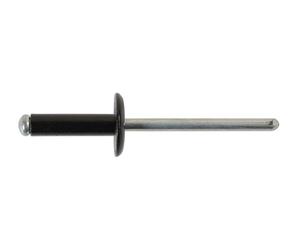 Connect Grandi Flange Rivetti Neri 4.8Mm X 14Mm 100Pc 32892