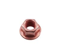 Connect Rame Placcato Dado Flangiato & Autobloccanti M8 X 1.25 x 12mm Hex 5pc
