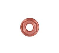 Connect Rame Placcato Dado Flangiato & Autobloccanti M8 X 1.25 x 13mm Hex 5pc