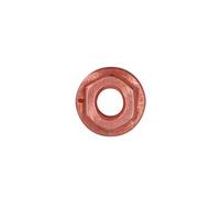 Connect Rame Placcato Dado Flangiato & Autobloccanti M8 X 1.25 x 13mm Hex 5pc