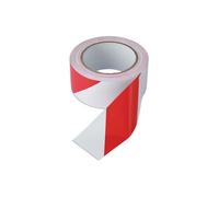 Connect Rosso e Bianco Barriera Nastro 50mm X 33m Adesivo 1pc 35367