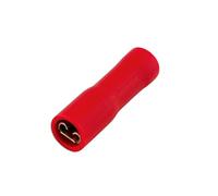 Connect Rosso Femmina Pienamente Inserto a Pressione 6.3mm 100pc 30135
