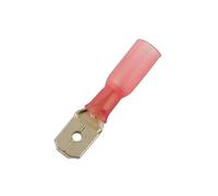Connect Rosso Termorestringente Maschile a Pressione Terminale 6.3mm 25pc 30166