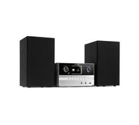 Auna Connect System S impianto stereo + altoparlante 20Wmax internet/DAB+ argento