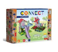 Connect Trefl Set di Mattoncini 2in1, Casa sull'albero/Mulino a Vento - 255 Pezzi: 250 Mattoncini + Personaggio 5 Mattoncini, Gioco Creativo per Adulti e Bambini dai 6 Anni