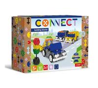 Connect Trefl Set di Mattoncini 3in1, Veicoli di emergenza - 161 Pezzi: 156 Mattoncini + Personaggio 5 Mattoncini, Gioco Creativo per Adulti e Bambini dai 5 anni