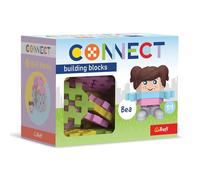Connect Trefl Set di Mattoncini Pocket Girl, BEA - 35 Pezzi: 30 Mattoncini + Personaggio 5 Mattoncini, Gioco Creativo per Adulti e Bambini dai 4 Anni