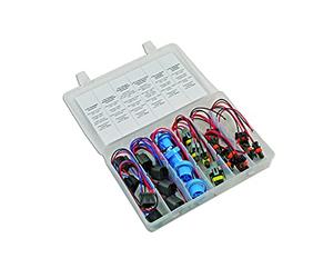 Connect Workshop Comables 37414 - Kit di connettori elettrici per fari e GM, 24 pezzi