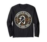 Connected By Welding Saldatore Emblema Faith Work Pride Maglia a Manica
