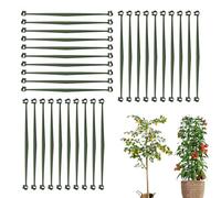 Connecteurs Piquets Jardin - Tomates Flexible Treillis Cadre 30PCS, Stable Durable Support Plantes, Cage Escalade Tomates Poteaux, Clip Fixation Légumes Fleurs, Support Jardinage Réutilisation Cadre