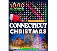 Connecticut Christmas Word Search (Large Print).: 50 Local Word-Find Puzzles • 20 Words Each • 1000 Connecticut Terms • Answers Included • Easy to Read for Adults & Seniors
