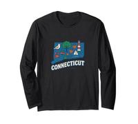 Connecticut, Stato, Orgoglio, Illustrazione, Connecticuter Maglia a Manica