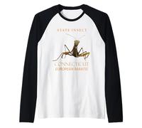 Connecticut Territory Insect La mantide Europea Maglia con Maniche Raglan
