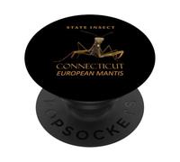 Connecticut Territory Insect La mantide europea PopSockets PopGrip Adesivo