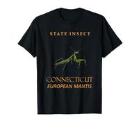 Connecticut Territory Insetto La Mantide Pregante Maglietta