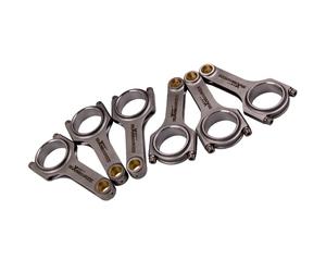 Connecting Rod Conrods Bielle for BMW S38 B35 1988 M5 M6 144mm ARP 2000 3/8"