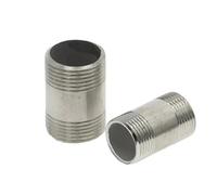 connection 1/4" 3/8" 1/2" 3/4" 1" 1-1/4" 1-1/2" Male X Male Threaded Pipe Fittings Stainless Steel SS304 Connector Adapter,2"