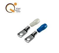 Connection FRT 2 Terminali anello foro 8 mm cavi 2 AWG 5 coppie BLU SILVER bulk