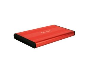 Connectland BE-USB3-2519-RED Involucro per dischi di archiviazione Involucro disco rigido/SSD Rosso 2,5 - Nouvo
