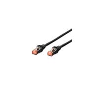 Connectland Cavo RJ45 Diritto Cat6 blindato 0.5 m Nero