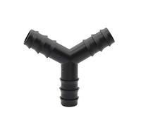 Connector 1/2" 3-Way Connectors Agriculture Drip Irrigation Fittings Hose Connector Hose Joint for The Garden 100 Pcs (Color : Black, Diameter : 1/2'') Plumbing Fittings