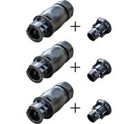 Connector Ricambio Strumento Estremità Cappello IP68 Impermeabile 25A 3-Pole