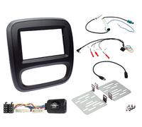 Connects2 CTKVX37 Plancia Cruscotto Testa Unità Installazione Kit Nero Per Opel