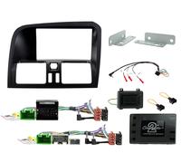 Connects2 Testa Unità Plancia Cruscotto Kit di Installazione Nero Per Volvo XC60