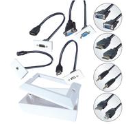 Connekt Gear - 20-1100 - Kit Av Modulare Snap-In Con Cavi Da 10M