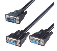 CONNEkT Gear 26-1501 cavo VGA 0,15 m VGA (D-Sub) 2 x VGA (D-Sub) Nero
