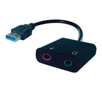 Connekt Gear Adattatore jack stereo USB-A 2x3.5mm A maschio femmina