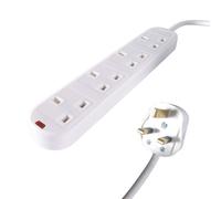Connekt Gear Uk 4Way Mains Ex Blk 5M NUOVO