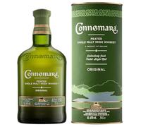 Connemara Peated Original, Whisky Single Malt Irlandese, 40% Vol - 700ml | Distillato Irlandese con Note di Pepe Nero, Noce Moscata, Frutta e Sfumature Tostate Bilanciate da Fumo Delicato Aromatico