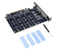 Connessione 4xNVMe 2280 dell'adattatore della scheda di espansione PCIe X16 per l'elaborazione rapida dei dati e prestazioni stabili