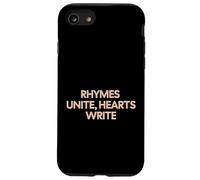 Connessione Poetica di Rime Cuori e Scrittura Custodia per iPhone SE (2020) / 7/8
