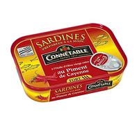 Connetable - Sardine all'Olio d'Oliva e Peperoncino 135G - Lotto di 4