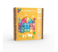 Connetix Set Castello Glitter 48 Pezzi